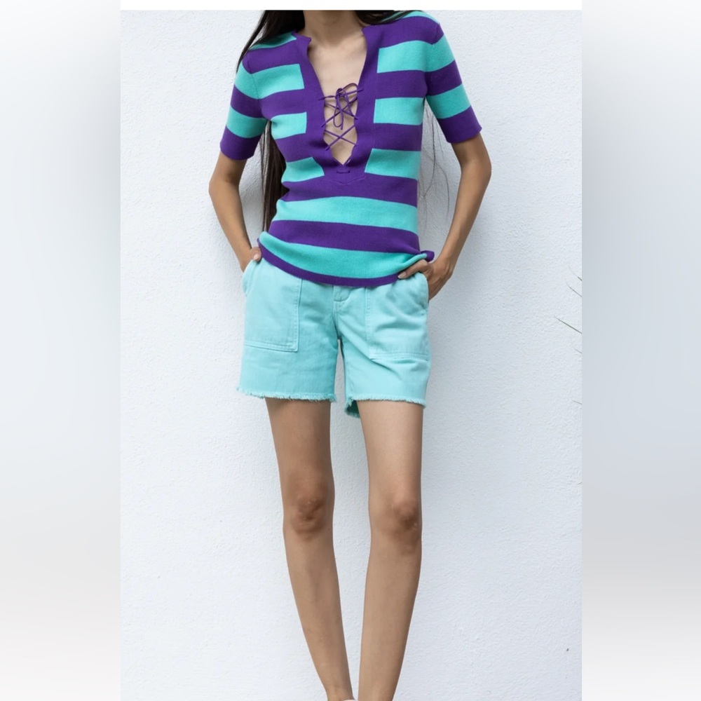 NWT LE SUPERBE Beach Crawler Cut Off -Maldives, size 4